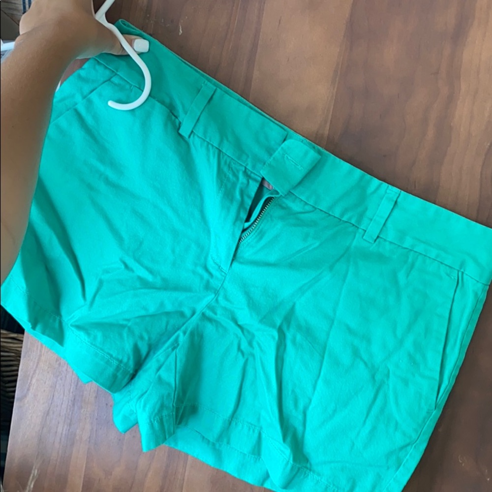Kelly green loft shorts